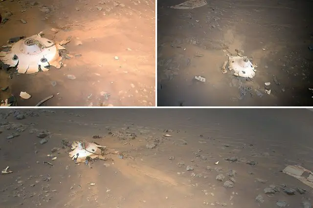 NASA’s Ingenuity Helicopter Spots ‘Otherworldly’ Wreckage On Mars